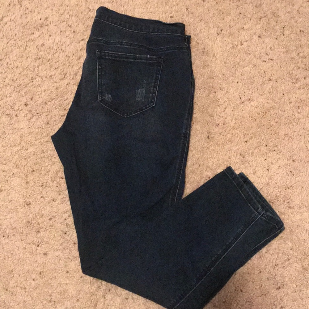 Maternity Jessica Simpson Denim Capri Size L